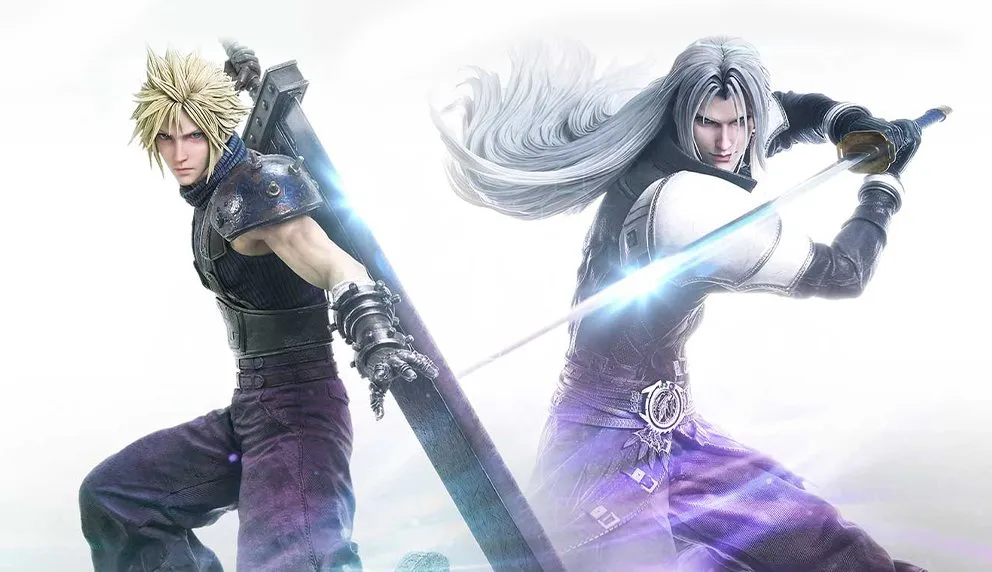 Cloud and Sephiroth statue produced through OEM