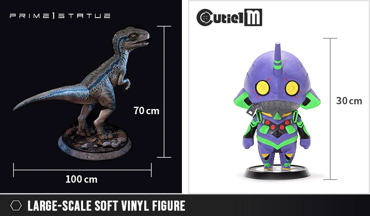 Large-scale soft vinyl figure (Jurassic World)
